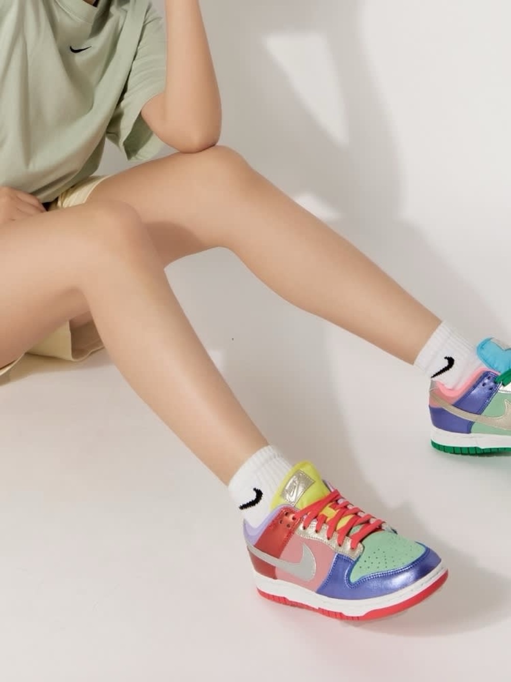 Nike Dunk Low Sunset Pulse Women’s 8 Colorful Metallic Sneakers - Picture 10 of 10